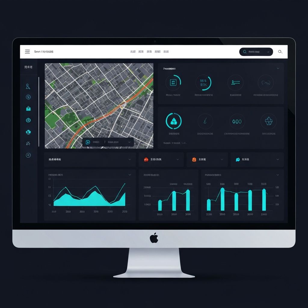 Smart city governance platform dashboard